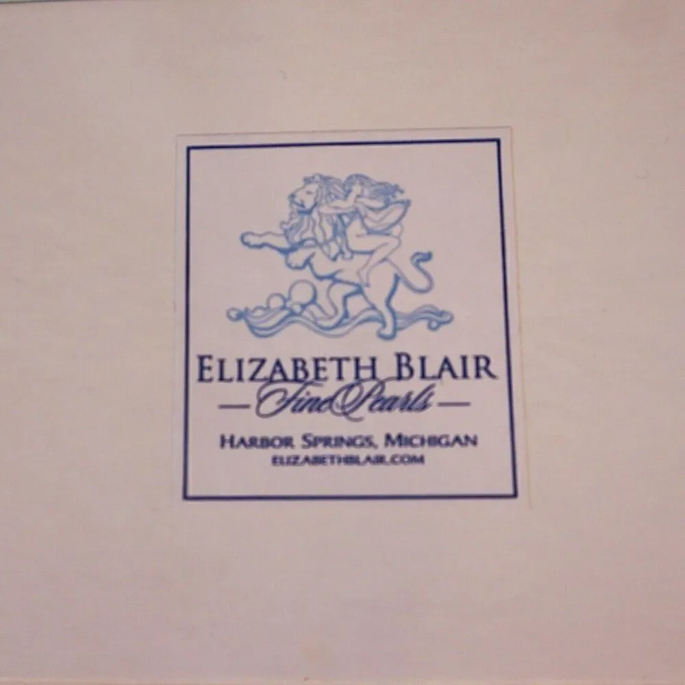 Elizabeth Blair Fine Pearls Empty Gift Box And Bow